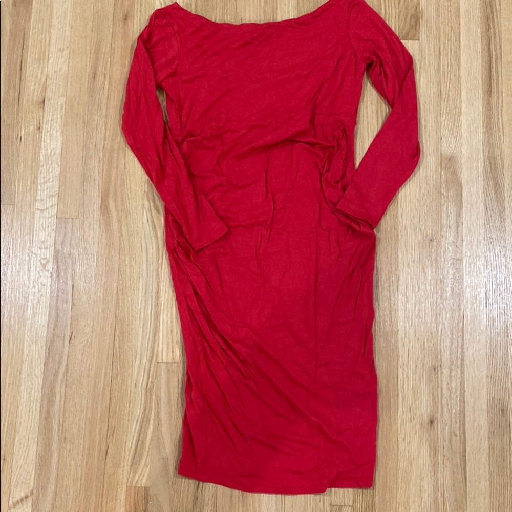 Maternity Red Dress